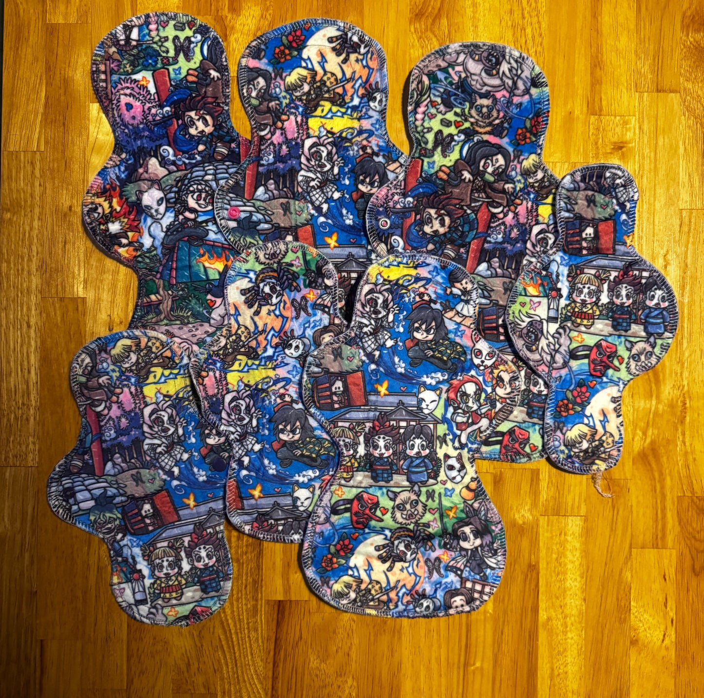 Demon minky cloth pads